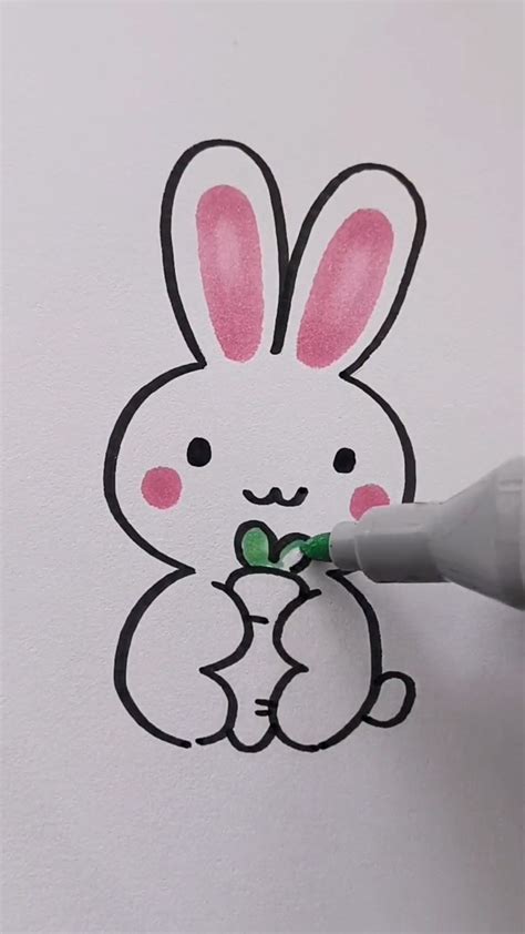 銅錢擺放2023 簡單兔子畫法